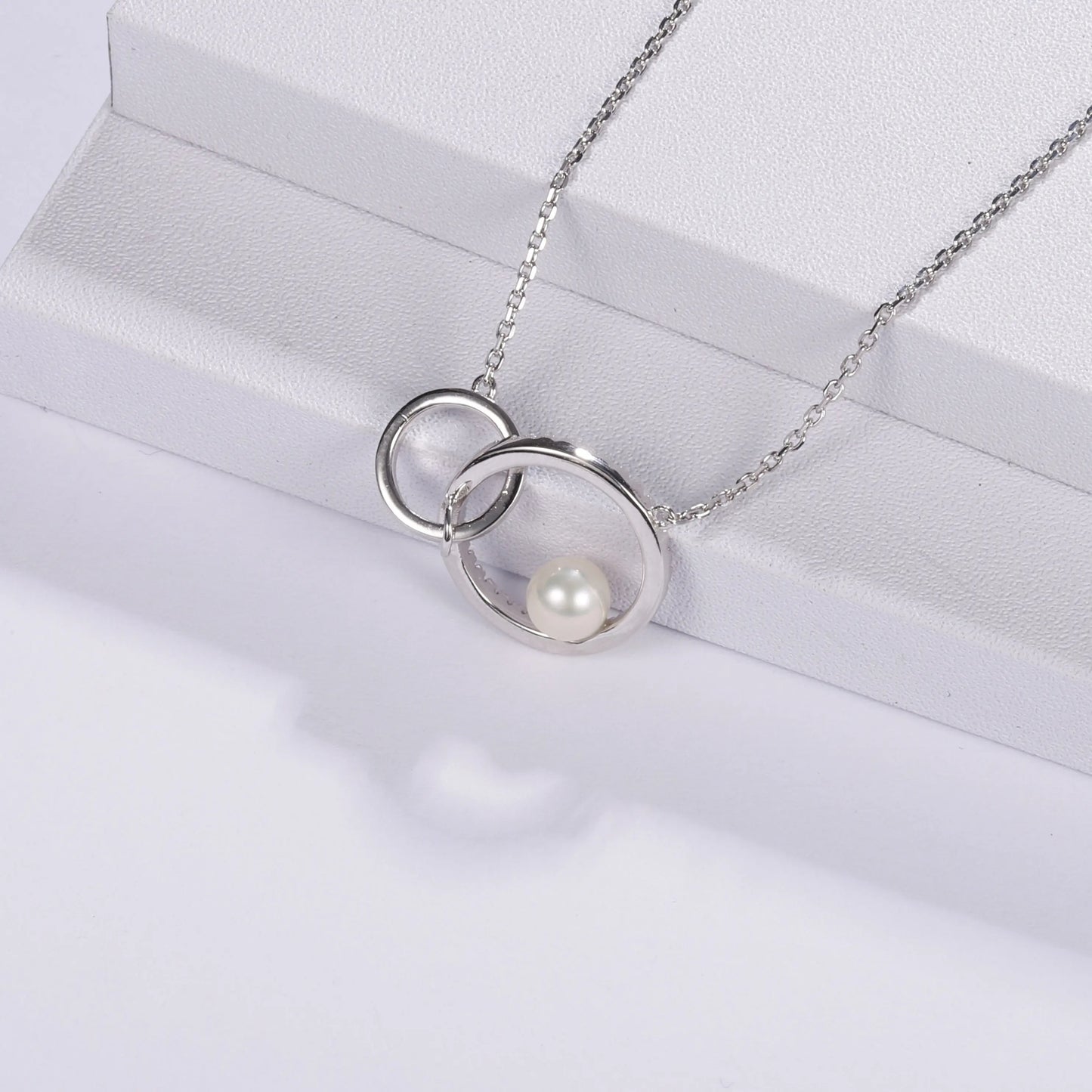 Infinity Pearl Necklace