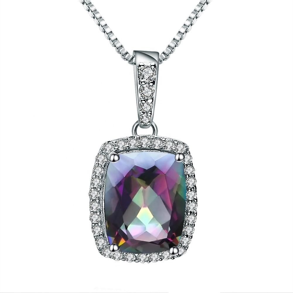 Luxury Rainbow Mystic Quartz Pendant (Leadtime of 5 weeks)